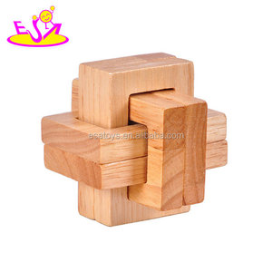 New hottest 3d blocchi di legno mini <span class=keywords><strong>puzzle</strong></span> per bambini rompicapo W11C040 - Product Image 4