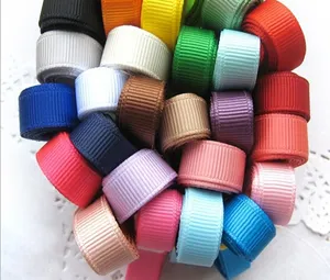 6毫米10毫米19毫米25毫米32毫米38毫米40毫米196颜色定制条纹聚酯实心罗缎最受欢迎的机织丝带
