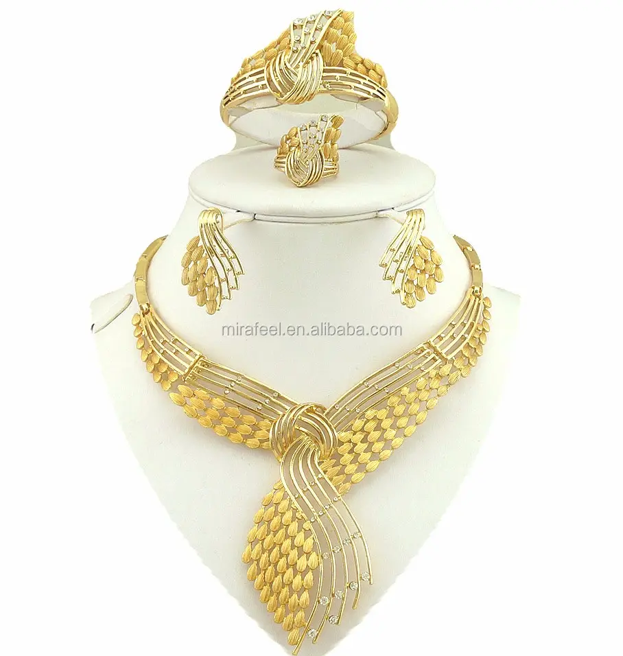 gold shining stones beautiful new wholesale african gold jewelry
