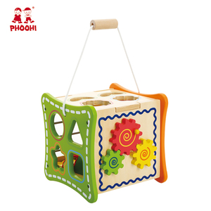 Multi-fonction Activité <span class=keywords><strong>cube</strong></span> En Bois forme de tri <span class=keywords><strong>cube</strong></span> En Bois <span class=keywords><strong>boulier</strong></span> apprentissage jouets pour enfants - Product Image 2