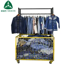 Free Used Clothes in Bales Used Denim Jacket Second Hand Clothing Angola Winter Clothes for Men Durable Adults Winter Wear