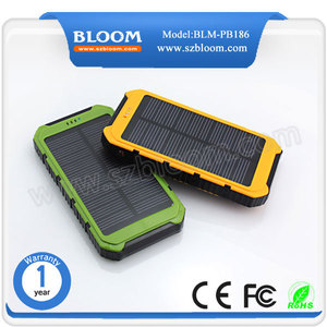 Blm-pb186 12000 mah solar y impermeable cargador solar del teléfono móvil - Product Image 6