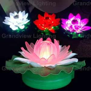 Top Sale Garten dekoration Led Flower Light mit Lotus