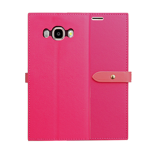 สมาร์ทโฟน PU หนังสำหรับ Samsung <span class=keywords><strong>Galaxy</strong></span> J710 <span class=keywords><strong>J7</strong></span> หนังกระเป๋าสตางค์ - Product Image 1