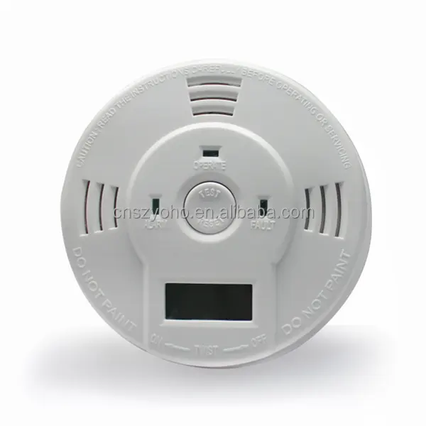 Автономный датчик угарного газа для домашнего использования, автоматическая сигнализация со светодиодным дисплеем