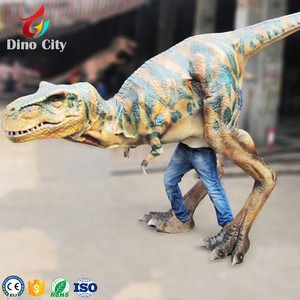 Disfraz de <span class=keywords><strong>película</strong></span> de dinosaurio realista para adulto, dinosaurio Artificial, piel de goma de silicona para Ciudad, 12 meses, 4,5 m de largo - Product Image 3