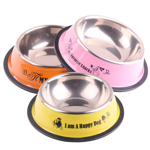 Wholesale <strong>Metal</strong> Stainless Steel <strong>Dog</strong> Pet <strong>Bowl</strong> <strong>Dog</strong> Food <strong>Bowl</strong> - Product Image 5