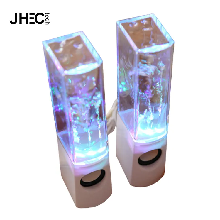 6W LED lights show music fountain vibration water dancing speaker wireless for Xmas gifts