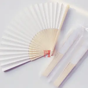 Персонализированный прочный бумажный веер для свадьбы с принтом
