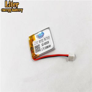 Plug <span class=keywords><strong>2</strong></span>,0-<span class=keywords><strong>2</strong></span> p 402530 300 mAh <span class=keywords><strong>3</strong></span>,7 V rechargeable LiPo battery solar Li ion polymer lithium battery with PCM - Product Image 2