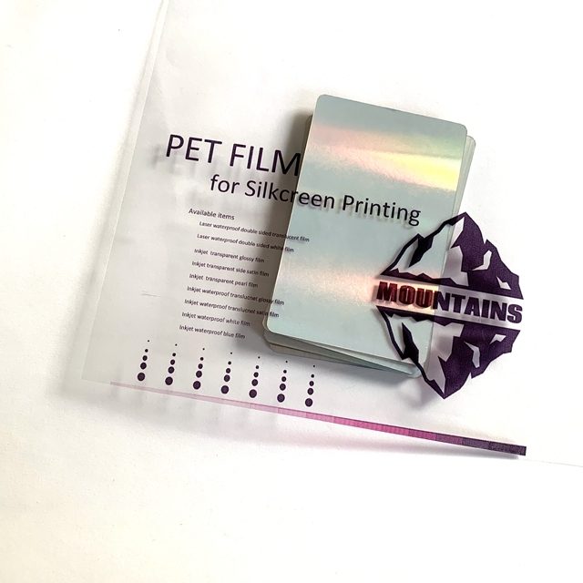 High Quality 100 Mic Silk Screen Printing A4 Inkjet Pet Transparent Film