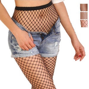 Mulheres Transparente Sexy Magro Club Party Buracos Net Meias Pretas Meia-calça Arrastão Meias Elevadas Da Coxa