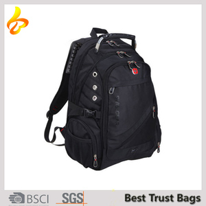 China fabricante 1680D clásico bolso del ordenador portátil del engranaje suizo <span class=keywords><strong>mochila</strong></span> para la universidad - Product Image 1