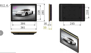 Màn Hình Nhỏ Cho Quảng Cáo Wall Mount Màn Hình 15.6 Inch Lcd Kỹ Thuật Số Biển Wall Mount 22 Inch/<span class=keywords><strong>10</strong></span> Inch Máy Nghe Nhạc Quảng Cáo - Product Image 6