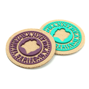 Bán Hot Nhà Máy Trực Tiếp Giá Suede Cảm Thấy Nâng Lên Logo Jeans Vá Tuỳ Chỉnh Vá Sew On Patches Embossed Silicon Cao Su Nhãn - Product Image 3