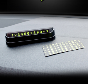 Multi funzione luminosa nascosta presa del supporto di carta del telefono temporanea di parcheggio auto numero di telefono di parcheggio con fragranza - Product Image 6