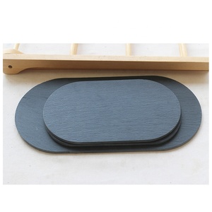 Soporte para pastel <span class=keywords><strong>de</strong></span> boda, piedra <span class=keywords><strong>de</strong></span> pizarra natural negra, garantía comercial, fabricante, 3 niveles - Product Image 5