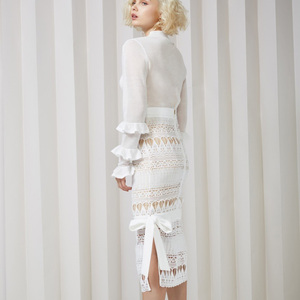 Fashion Ladies Elegant <strong>White</strong> Long Sleeve <strong>Lace</strong> Womens Casual <strong>Maxi</strong> Sexy <strong>Dress</strong> - Product Image 1