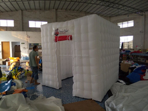 2.4 m * 2.4 m * 2.4 m barato fotomatón inflable inflable 3D photo booth, inflable cuadrada tienda para publicidad promoción - Product Image 4