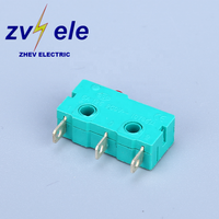 Interrupteur à action cerise KW12-A verte avec micro bouton 1NO1NC