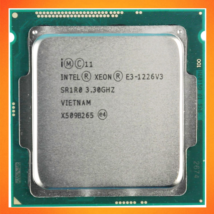 Intel Xeon E3-1226 V3 CPU Processor (8M Cache, 3.30 GHz) - Quad