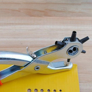 NEW <strong>Hole</strong> Punching Machine 9'' Punch Plier Round <strong>Hole</strong> Perforator Tool Make <strong>Hole</strong> <strong>Puncher</strong> for Watchband Cards <strong>Leather</strong> <strong>Belt</strong> - Product Image 2