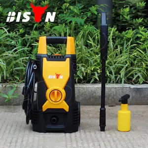 BISON (çin) BS-1508A 60Bar 870PSI manuel başlangıç taşınabilir elektrikli yüksek basınçlı yıkayıcı