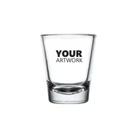 Logo personalizzato 2oz/50ml di vino della tazza del whisky in bianco di sublimazione espresso occhiali piccolo proiettile colpo di vetro