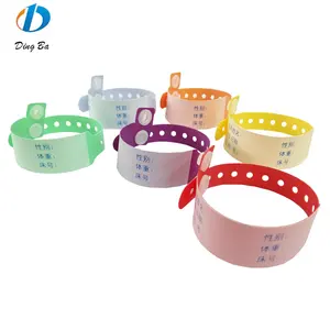 Cheap Manufactural Eco-friendly Vinyl Identification Bracelet Customised PVC Wristband Soft Vinyl Factory Disposable Plastic