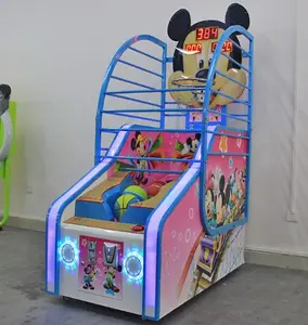 Macchine a gettoni del gioco di Sport di pallacanestro di topolino dei bambini di Sport dell'interno della galleria di prezzi economici per il parco di divertimenti da vendere