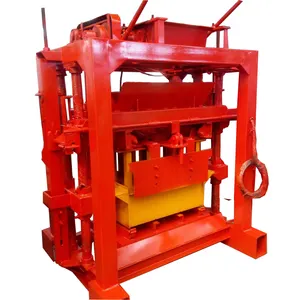 Hollow brock making machine Hydraulic construction cement brick making Automatic brick equipment QTJ4-40 block Making Machine