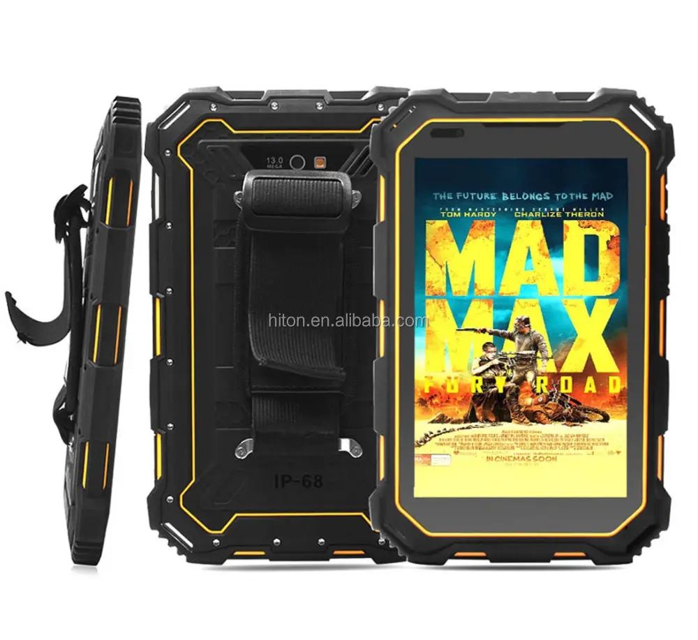 HR933 Android Tablet PC 7inch industry Rugged Tablet/Rugged NFC android 4.4 tablet pc with 1d 2d scanner