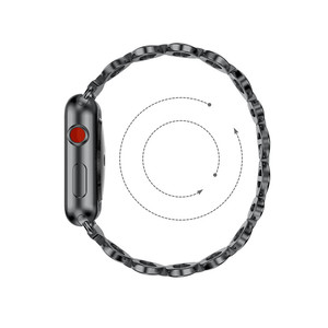 Siyah Fitness Ayarlanabilir Bileklik Için iWatch, Özel Saat Kayışı Band Apple Izle Serisi 1 2 3 Için - Product Image 4
