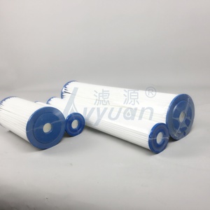 10 <span class=keywords><strong>20</strong></span> بوصة قطع فيلتر منتجع بوليستر PET / خرطوشة فلتر حمام سباحة / خرطوشة فلتر المياه الورقية المطوية