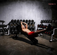 Banc de musculation réglable ZYFIT, planche inclinée, banc de musculation pour abdominaux, banc romain