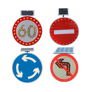 Señal de <span class=keywords><strong>seguridad</strong></span> de tráfico de carretera alimentada por energía solar, flecha led parpadeante, chevron, reflectantes, precio directo de fábrica - Product Image 2