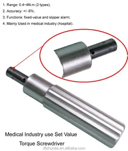Chave de fenda de torque de torque, controle de torque chave de fenda para tratamento médico use pontas de chave de fenda de torque