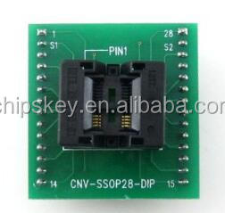 Ssop8 à DIP28 bloc de Conversion ( remarque plastique <span class=keywords><strong>large</strong></span> 4.4 ), Pas 0.65, Ic test socket programmation bloc - Product Image 3