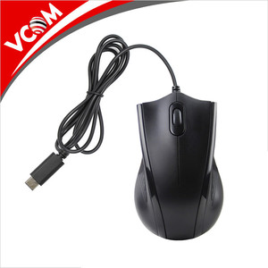 Vcom tipo <span class=keywords><strong>C</strong></span> con cable conector del ratón 1000 dpi ratón óptico <span class=keywords><strong>USB</strong></span> ratón para MacBook - Product Image 1