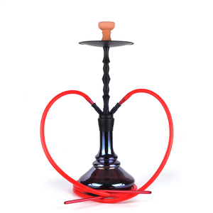 JL-345AH de vidrio transparente soplado para <span class=keywords><strong>cachimba</strong></span>, Hookah con 2 mangueras para fumar - Product Image 3