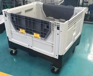 הצרת אחסון גדולה קריסה מפח פלסטיק 1200x1000x810 מ "מ 1t עומס דינמי 4t עומס סטטי - Product Image 3