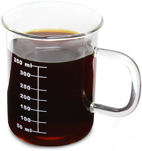 Borosilicate आधुनिक शास्त्रीय हाथ उड़ा पीने के गिलास बीकर मापने - Product Image 3