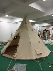 Tente de camping imperméable en toile 100% coton, 5x5, <span class=keywords><strong>tipi</strong></span> indien, extérieur, hiver - Product Image 4