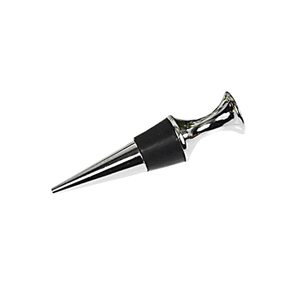 <strong>2025</strong> Top Seller <strong>New</strong> <strong>Design</strong> Hot Sale Product Metal Craft Custom Zinc Alloy Flat Black Wine Stopper Beer Bottle Stoppers <strong>Bar</strong> Tool - Product Image 1