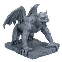 Statue de gargouille en bronze, figurine de monstre cool