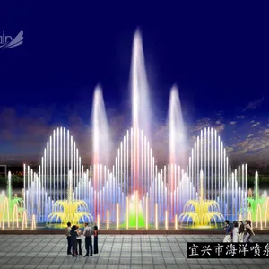 dancing fountain build water decoration fontaine