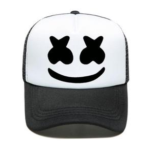 Chất lượng cao 100% polyester Nụ cười khuôn mặt Đen trucker cap 5-panel Hat Phong Cách 5 màu sắc có sẵn-giá trị tốt nhất! - Product Image 3