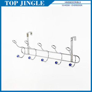 Cintre Overdoor à 5 crochets en fil métallique avec boules Creamic - Product Image 5