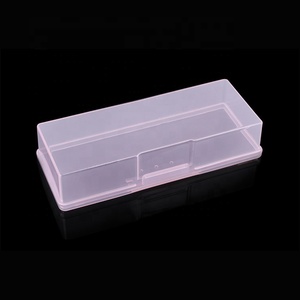 Boîte de rangement rectangulaire petite et transparente en plastique pour outils de <span class=keywords><strong>manucure</strong></span>, fournie directement par l'usine - Product Image 5