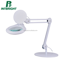 Amplificateur supérieur de laboratoire salon de beauté lampe à ongles de bureau à led pour lampe grossissante de cils outils d'inspection lampe grossissante de salon